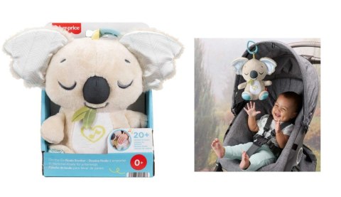 Fisher-Price Koala Muzyczny przenośny uspokajacz Zawieszka do wózka JBD65