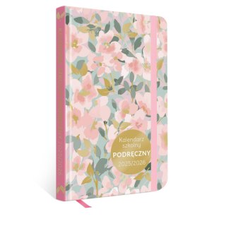 Kalendarz szkolny 95x155/64k oprawa twarda z gumką tygodniowy KALPOL.BIS CSND260001