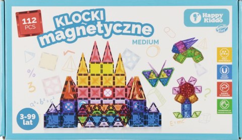 Klocki magnetyczne 112el SMILY PLAY SP85302