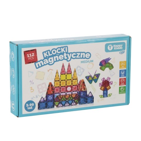 Klocki magnetyczne 112el SMILY PLAY SP85302