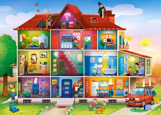 Puzzle 120 elementów House Life CASTORLAND B-13548