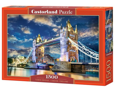 Puzzle 1500 elementów Tower Bridge, London, England CASTORLAND C-151967