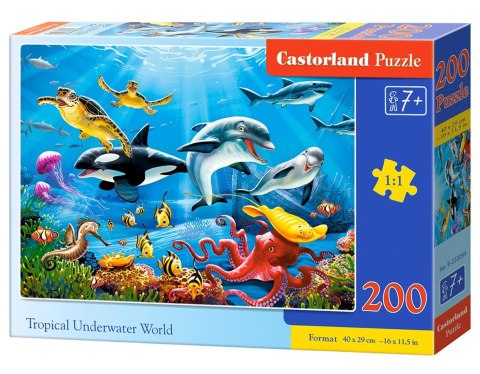 Puzzle 200 elementów Tropical Underwater World CASTORLAND B-222094