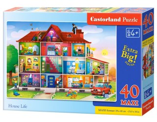 Puzzle 40 Maxi podłogowe House Life CASTORLAND B-040346