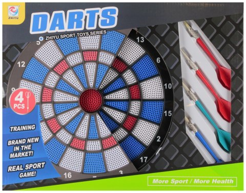 Tarcza z rzutkami metalowymi MEGA CREATIVE 574046