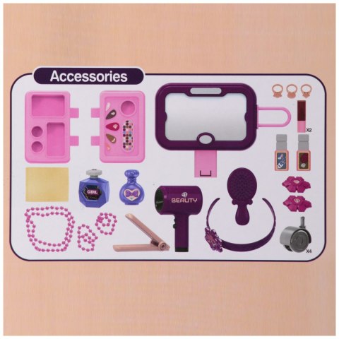 Toaletka z akcesoriami walizka MEGA CREATIVE 572054