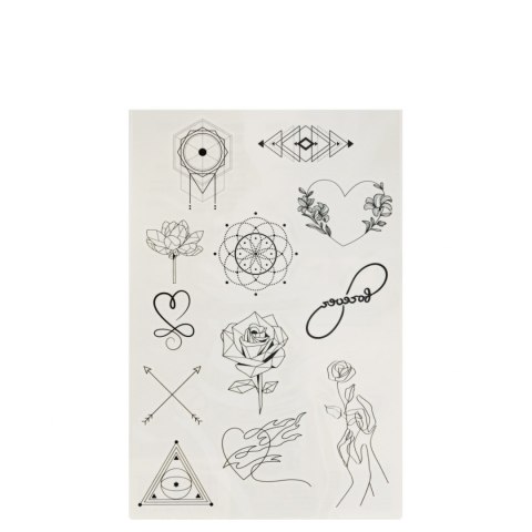 Tatuaż Linear 10x18 STICKER BOO 559312