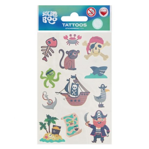 Tatuaż Piraci 10x18 STICKER BOO 540452