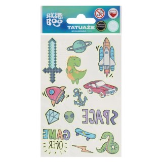 Tatuaż świecący w ciemności 10x18 STICKER BOO 559324