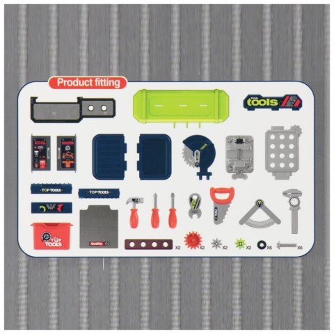 Warsztat z narzędziami 2w1 w walizce MEGA CREATIVE 568564