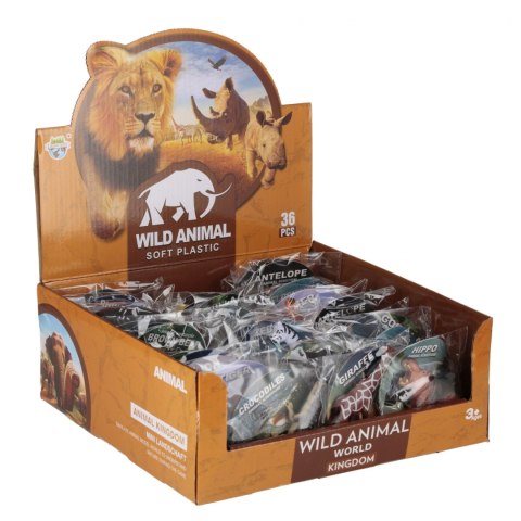 Zwierzęta Dzikie 11 cm figurki MEGA CREATIVE 574072