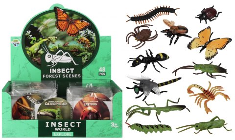 Zwierzęta Insekty 8 cm mix MEGA CREATIVE 572098