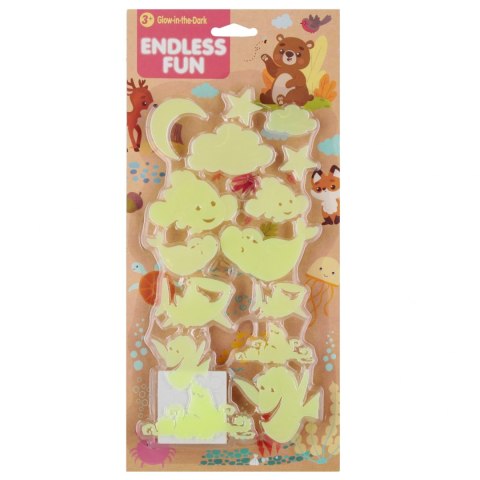 Dekoracja ścienna fluorescencyjna mix MEGA CREATIVE 573922