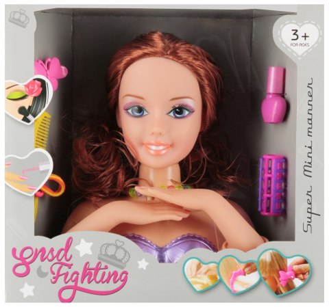 Głowa do stylizacji z akcesoriami MEGA CREATIVE 572620