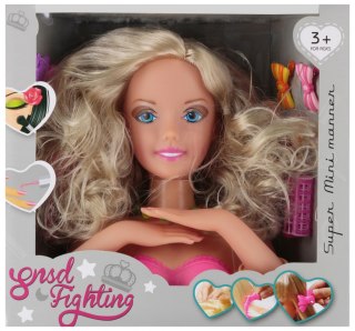 Głowa do stylizacji z akcesoriami MEGA CREATIVE 572621