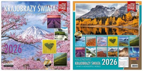 Kalendarz Classic Q KRAJOBRAZY ŚWIATA