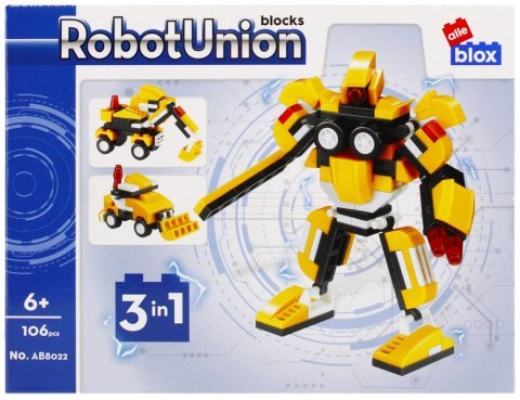 Klocki konstrukcyjne 106 elementów Robot alleBLOX 492897