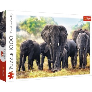 Puzzle 1000 elementów Afrykańskie Słonie TREFL 10442 TR