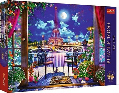 Puzzle 1000 elementów Premium Paryż w blasku księżyca TREFL 10843 TR