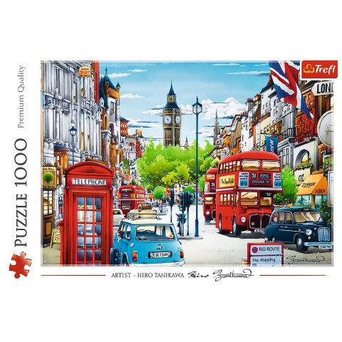 Puzzle 1000 elementów Ulica Londynu TREFL 10557 TR