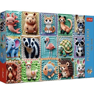Puzzle 1000el Premium Szydełkowe zwierzęta TREFL 12093 TR