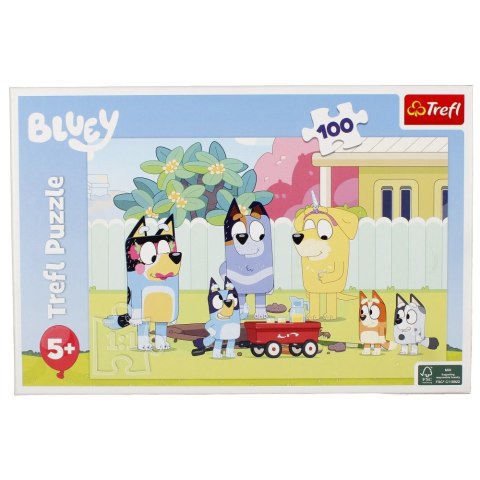 Puzzle 100el Wesoły świat Bluey PUD TREFL 16471 TR