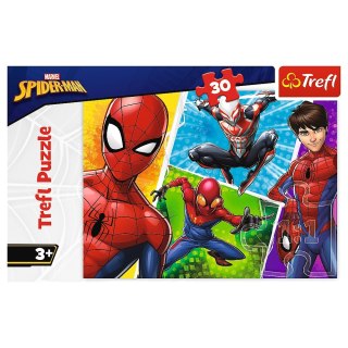 Puzzle 30 elementów Spider-Man TREFL 18242 TREF