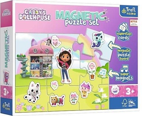 Puzzle magnetyczne 9el karty Poznaj świat Gabi TREFL 93383 TR