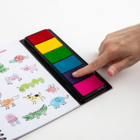 ZEST KREAT KOLOROWE ODCISKI KSIEZNICZ FARBY KIDE