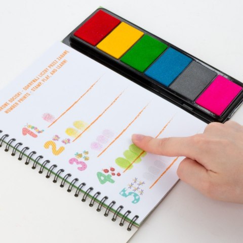 ZEST KREAT KOLOROWE ODCISKI ZOO FARBY KIDEA FOL