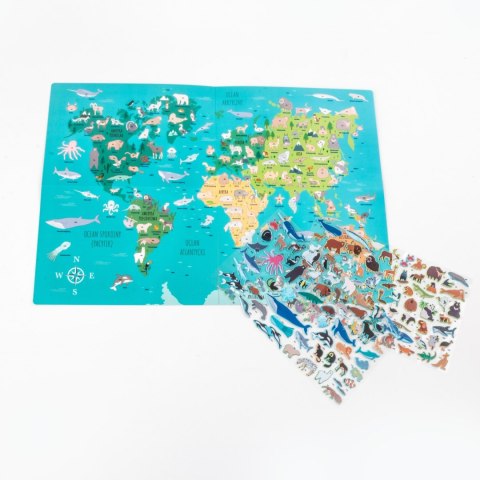 ZEST KREAT WYKLEJ ZWIERZETA SWIATA GRA KIDEA PUD