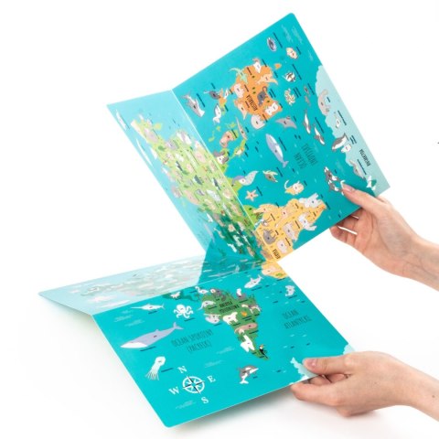 ZEST KREAT WYKLEJ ZWIERZETA SWIATA GRA KIDEA PUD