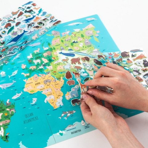 ZEST KREAT WYKLEJ ZWIERZETA SWIATA GRA KIDEA PUD