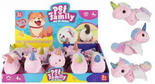 Zabawka naciągana pluszowy Jednorożec 12 cm MEGA CREATIVE 572647