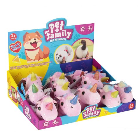 Zabawka naciągana pluszowy Jednorożec 12 cm MEGA CREATIVE 572647