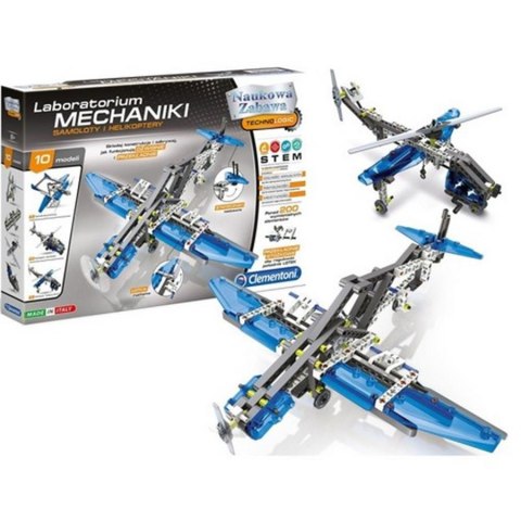 Clementoni Laboratorium Mechaniki Samolot i Helikopter 60950