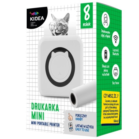 DRUKARKA TERMICZ BLUETOOTH 14X10X5 KIDEA B PUD