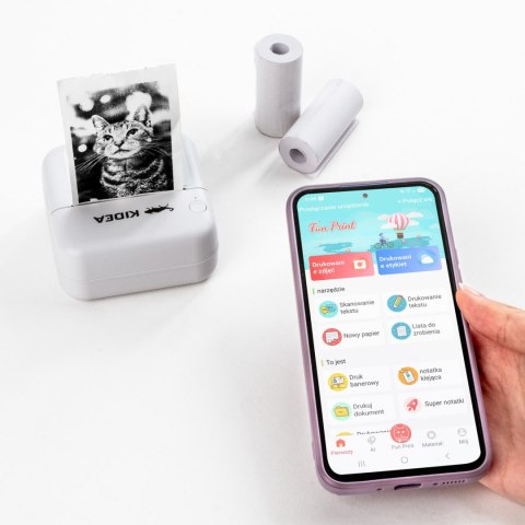 DRUKARKA TERMICZ BLUETOOTH 14X10X5 KIDEA B PUD