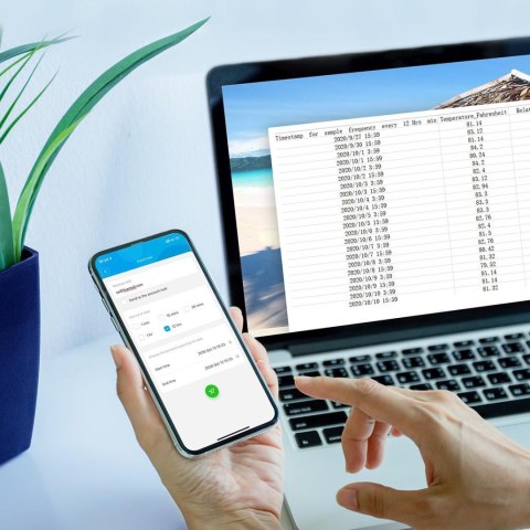 Govee H5179 Termometr i higrometr Wi-Fi, wyświetlacz
