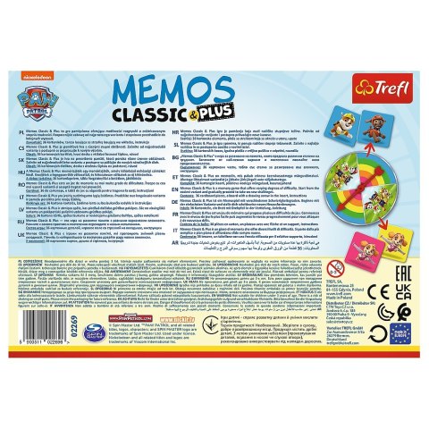 Gra Memos Classic Psi Patrol TREFL 02269 TREF