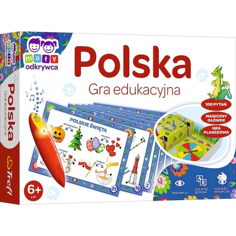 Gra edukacyjna Polska z magicznym ołówkiem TREFL 02114