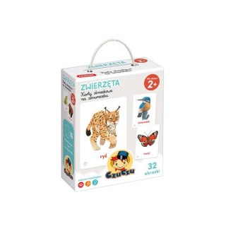 KARTY OBRAZKOWE NA SZNURECZKU 16EL ZWIERZETA 2 CZUCZU