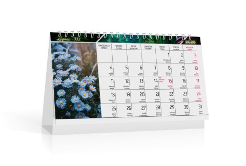 Kalendarz na biurko stojący 19x15 cm Flora KALPOL BIS 475077 KAL