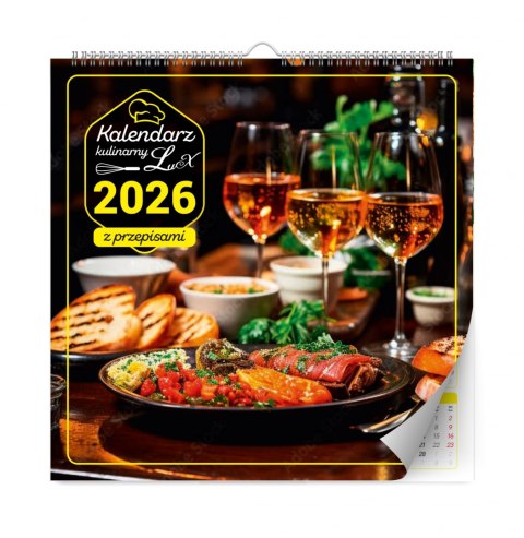 Kalendarz planszowy 33x33 cm Kulinarny KALPOL BIS 474865 KAL