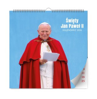 Kalendarz planszowy 33x33 cm Św. Jan Paweł KALPOL BIS 474834 KAL