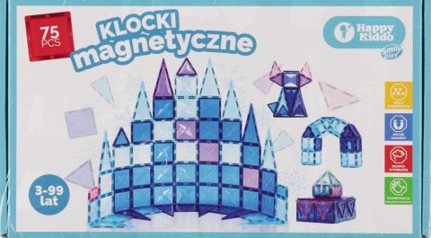 Klocki magnetyczne 75el SMILY PLAY SP85303