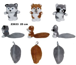 PLUSZAK ZWIERZ 25CM W POKROWCU SA