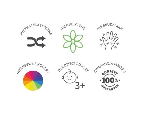 Plastelina Oxford 12 kolorów