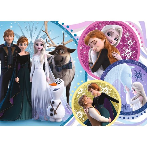 Puzzle 100 elementów Glitter w blasku miłości TREFL 14817 TR