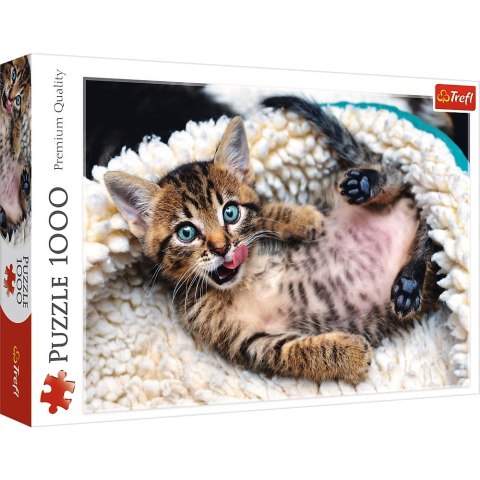 Puzzle 1000 elementów Wesoły Kotek TREFL 10448 TR